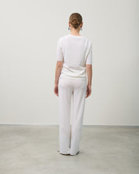 pantalone palazzo in lana beatrice .b