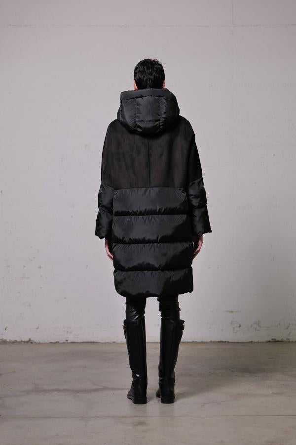 Parka kimono bimateriale Vlab