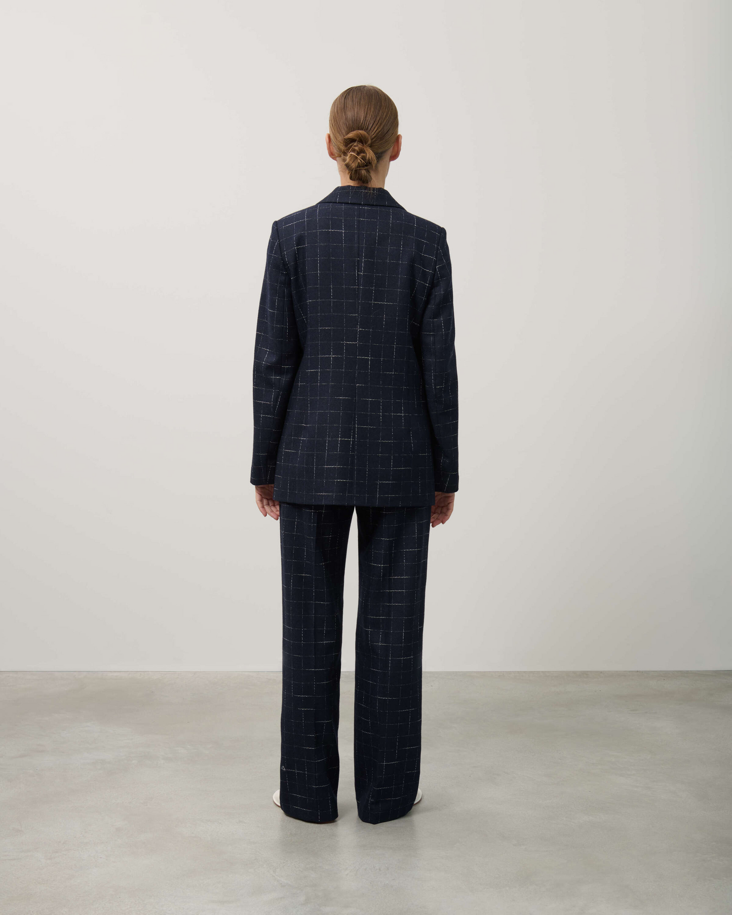 Pantalone palazzo in misto lana beatrice .b