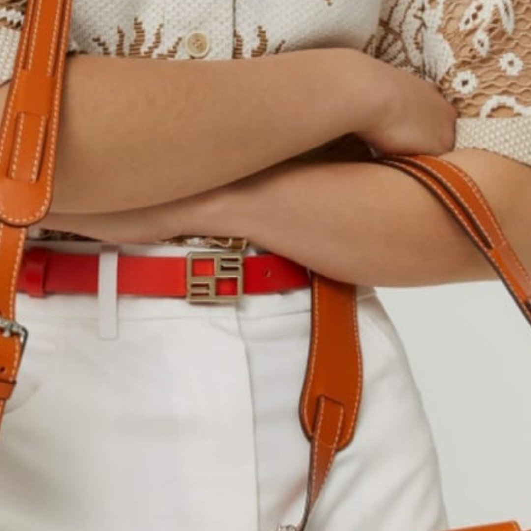cintura in pelle revers beatrice .b