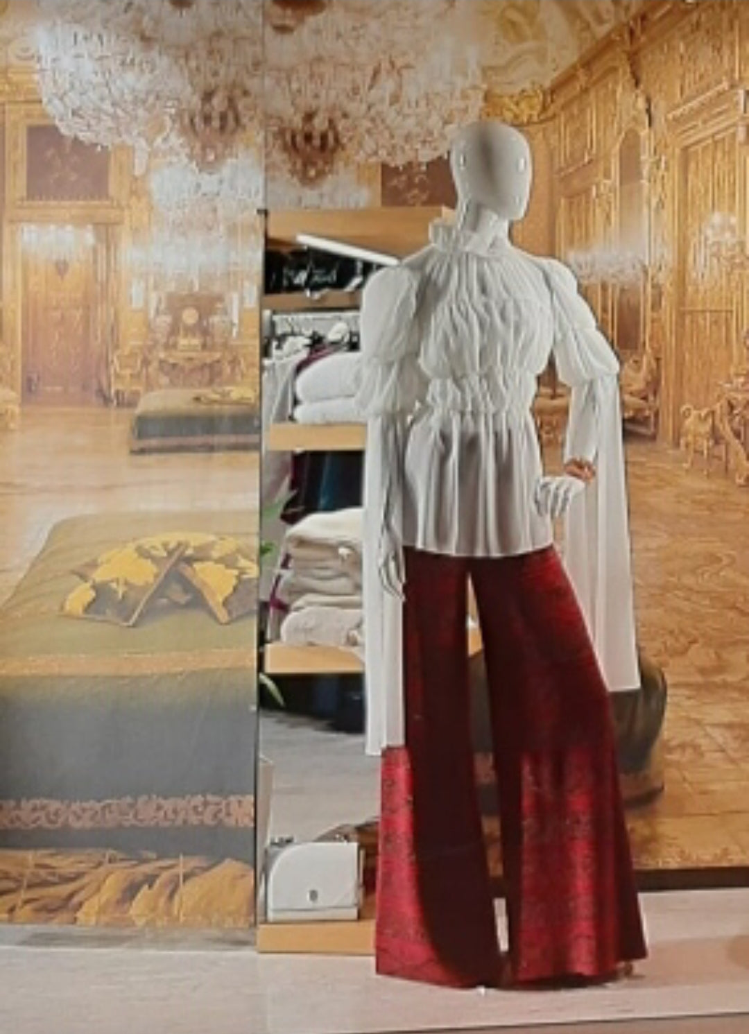pantalone bizantino in maglia d exterior