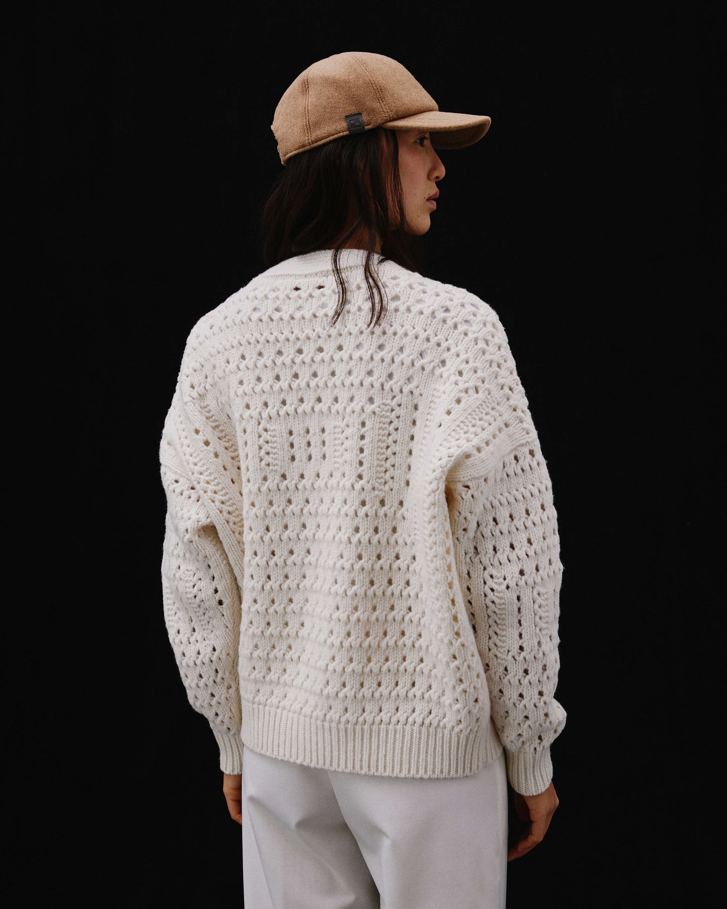 cardigan traforato beatrice .b