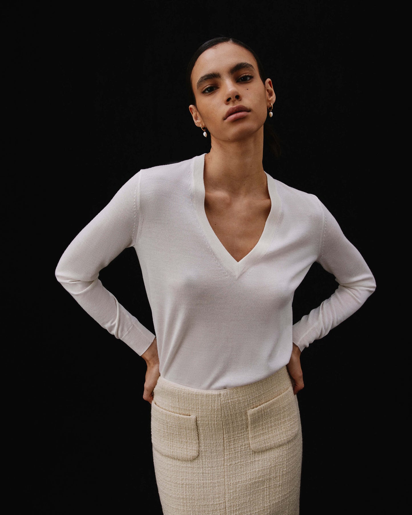 maglia scollo a V _beatrice_.b