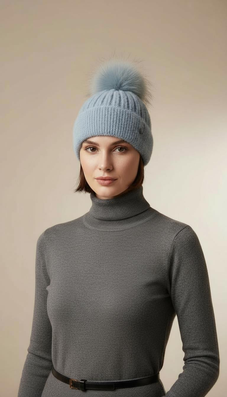 cappello con pon pon in  murmaski vlab