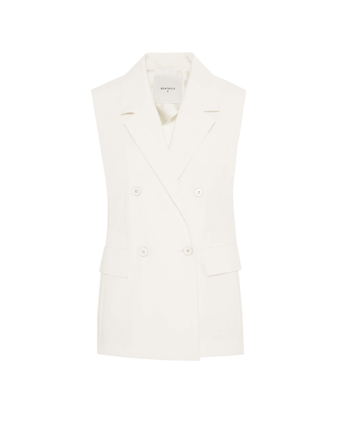 gilet in canvas in cotone beatrice . b