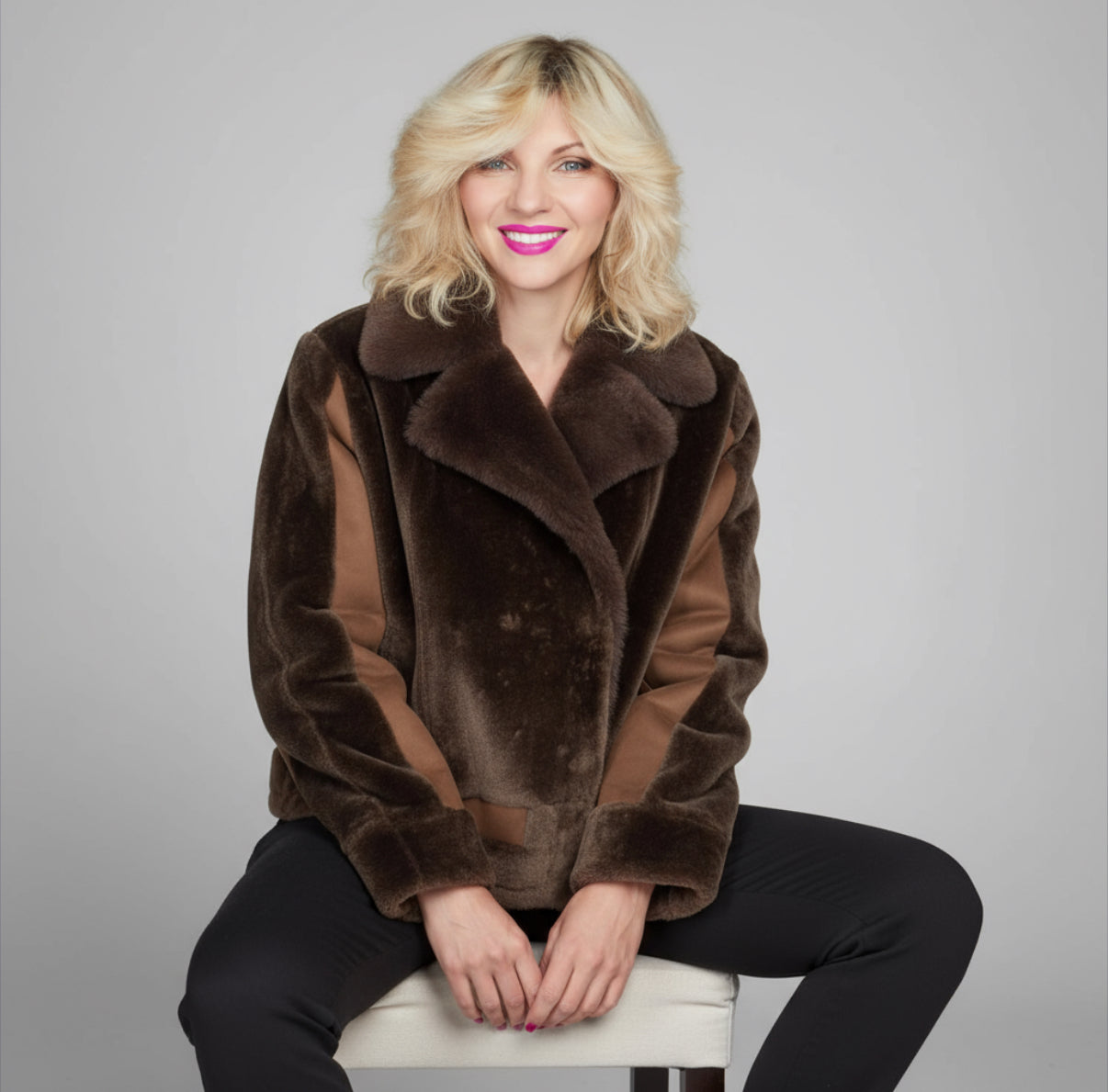 Chiodo eco shearling VLab
