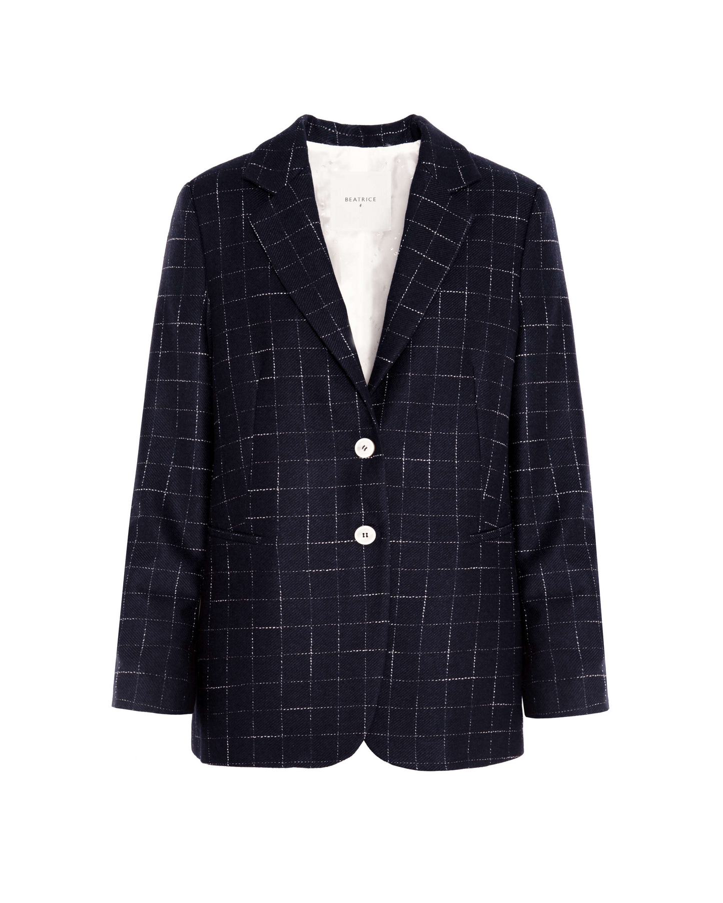 Giacca monopetto in misto lana beatrice .b