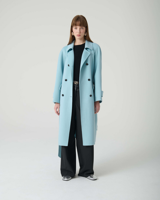Cappotto double con cintura beatrice .b