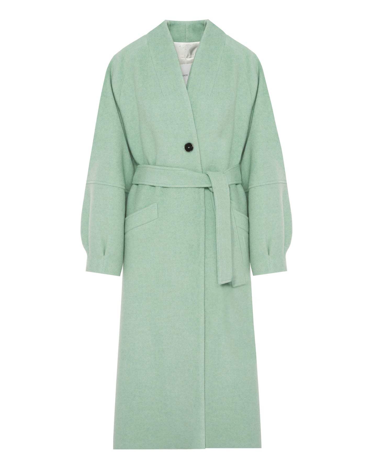 cappotto menta in lana beatrice .b